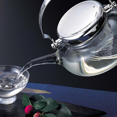 Miniatura 2 de Hario Enfriador de sake "Maru Chirori", 12.2 fl oz