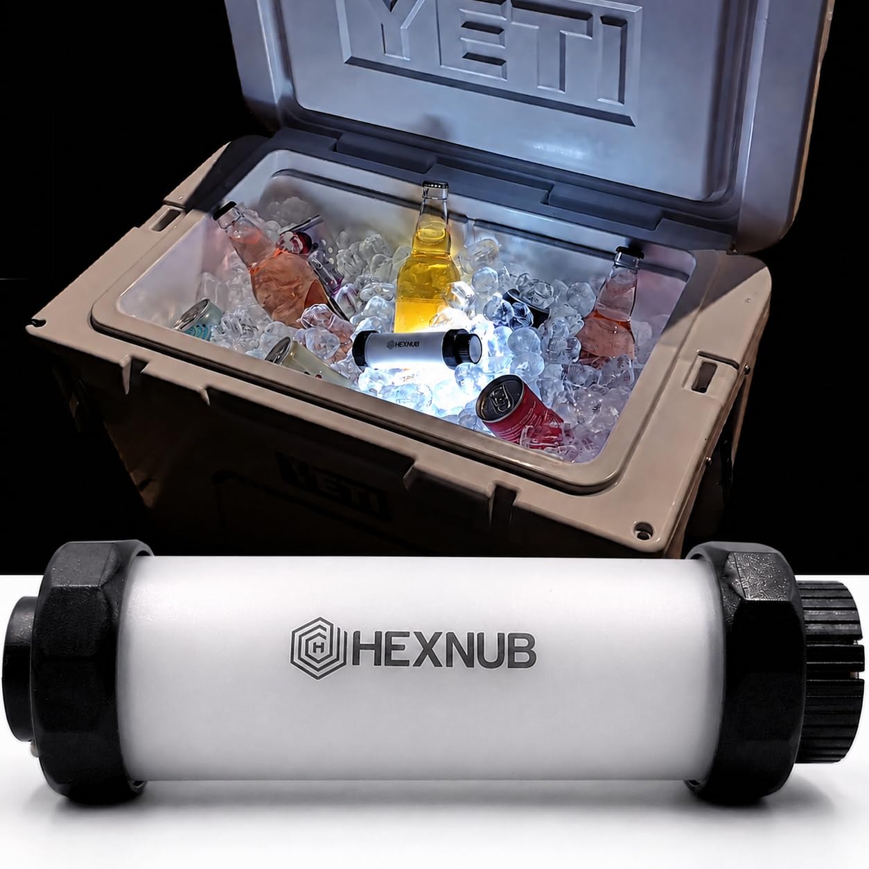 INSIGHT H2X Typhoon フラッシュライト　ポーチ付き Amazon.com: HEXNUB Cooler Box Light Waterproof Rechargeable LED