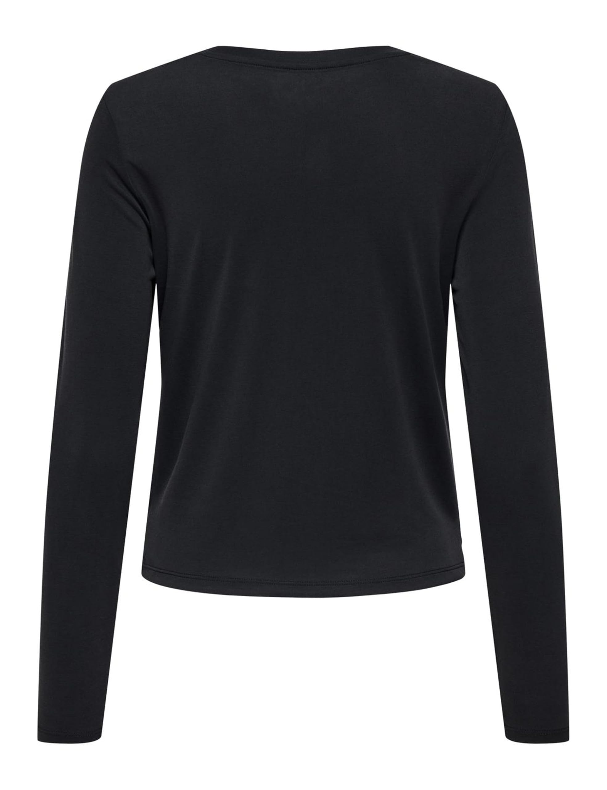 Onlfree Life L/S Front Drape Top JRS, czarny, L