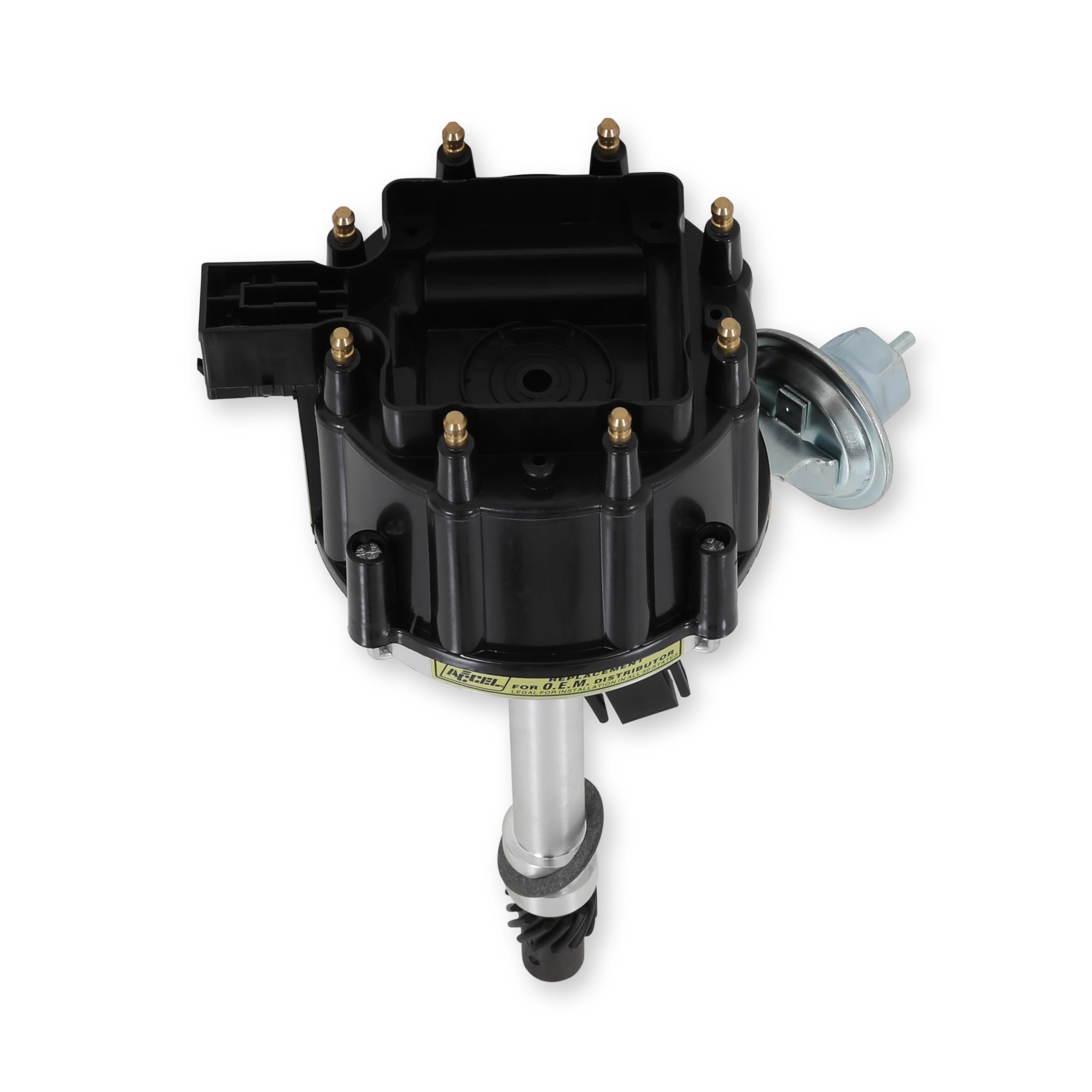Amazon.com: ACCEL 59107K Ready to Run HEI Black Cap Distributor-No