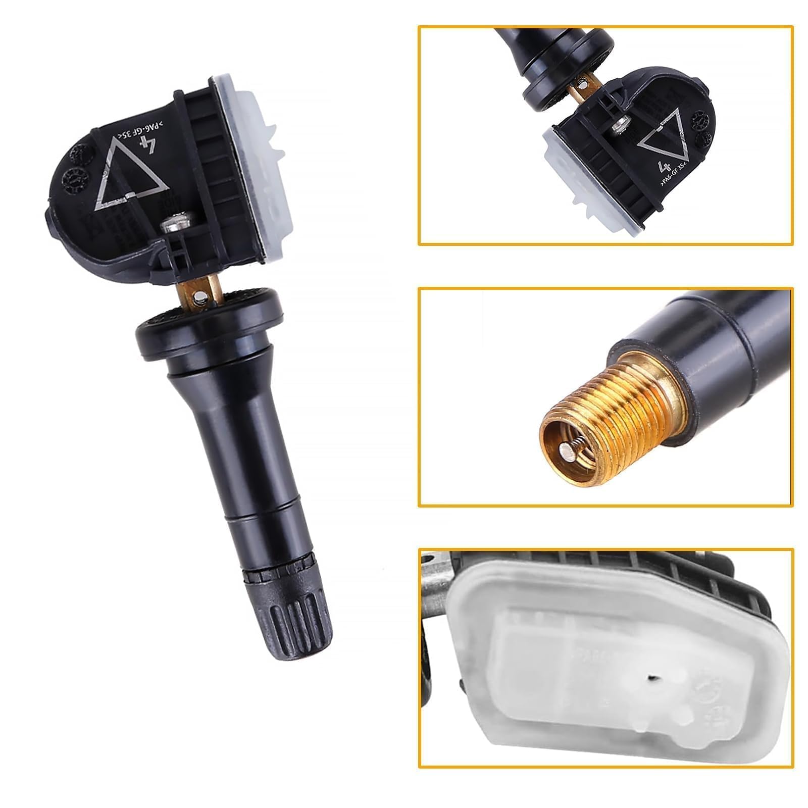 ANBOO Lot de 4 capteurs de pression des pneus TPMS 433 MHz pour Opel Mokka, Insignia, Corsa, Antara, Zafira - Avec numéros OE 13506028, 13594222, 13598773