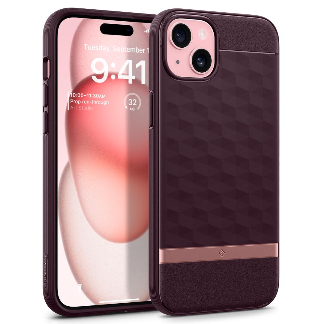 CASEOLOGY by Spigen Parallax Mag Back Cover Case Compatible with iPhone 15 Plus Case (TPU and Polycarbonate | Burgundy) (B0C647D3BG) Amazon Price History, Amazon Price Tracker