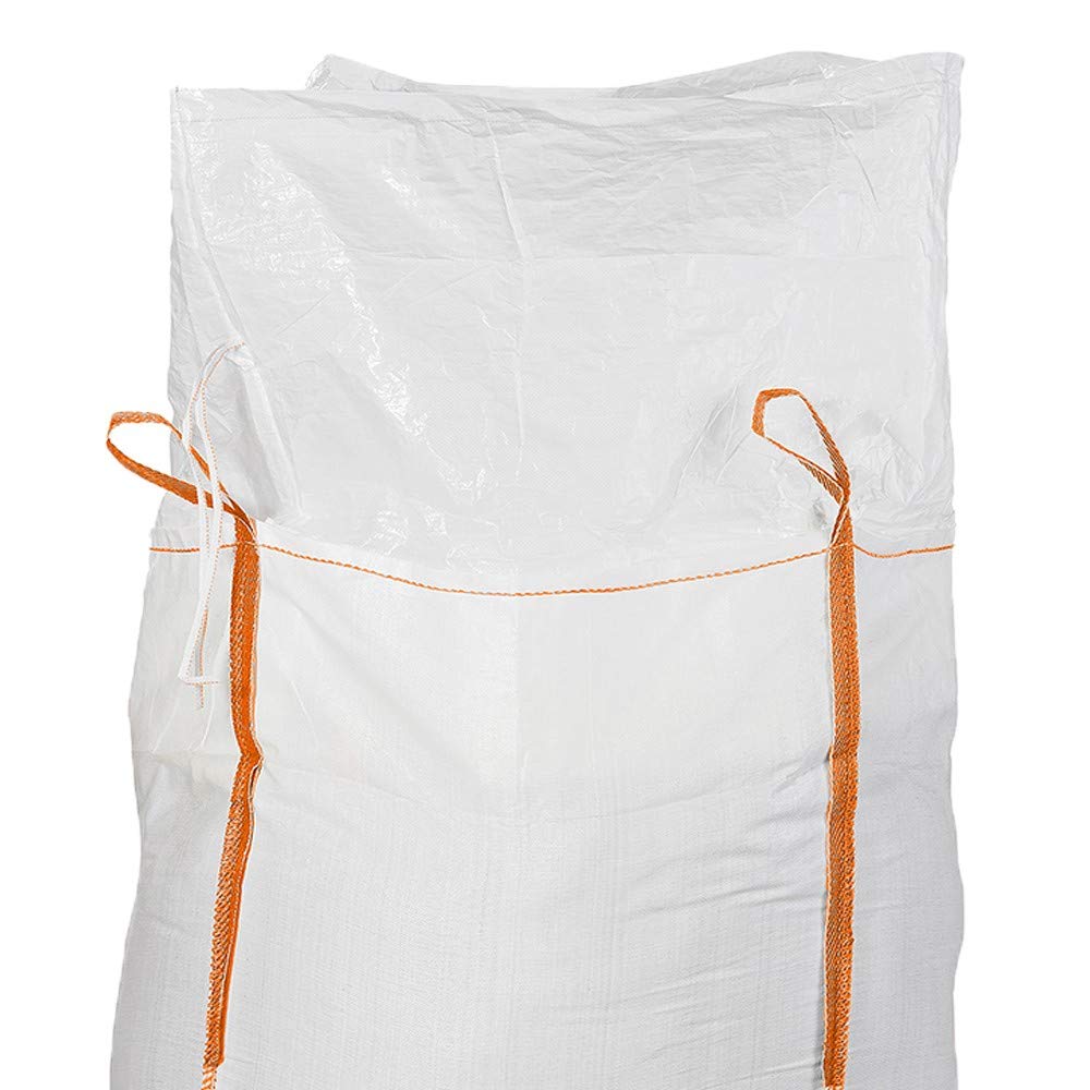 Lot de 10 sacs | Big Bag avec Goulotte de Vidange et Jupe de Fermeture 1500 KG Sac Gravat 90x90x110cm | GRVS |