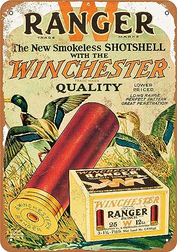 PaBoe 12 x 16 METAL SIGN - Winchester Ranger Shotgun