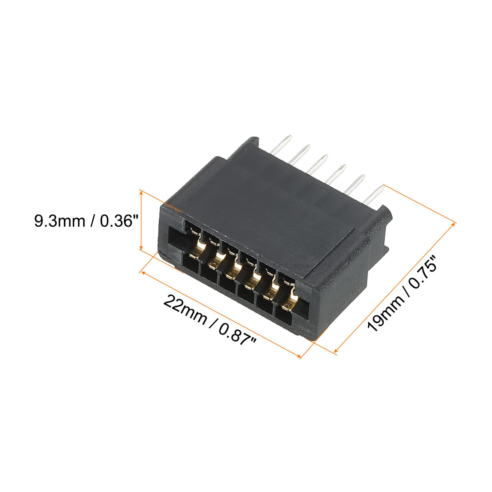 PATIKIL 2 Stück 16-Pin Header Stiftleisten 2,54 Mm Produktbild-Vorschau 2