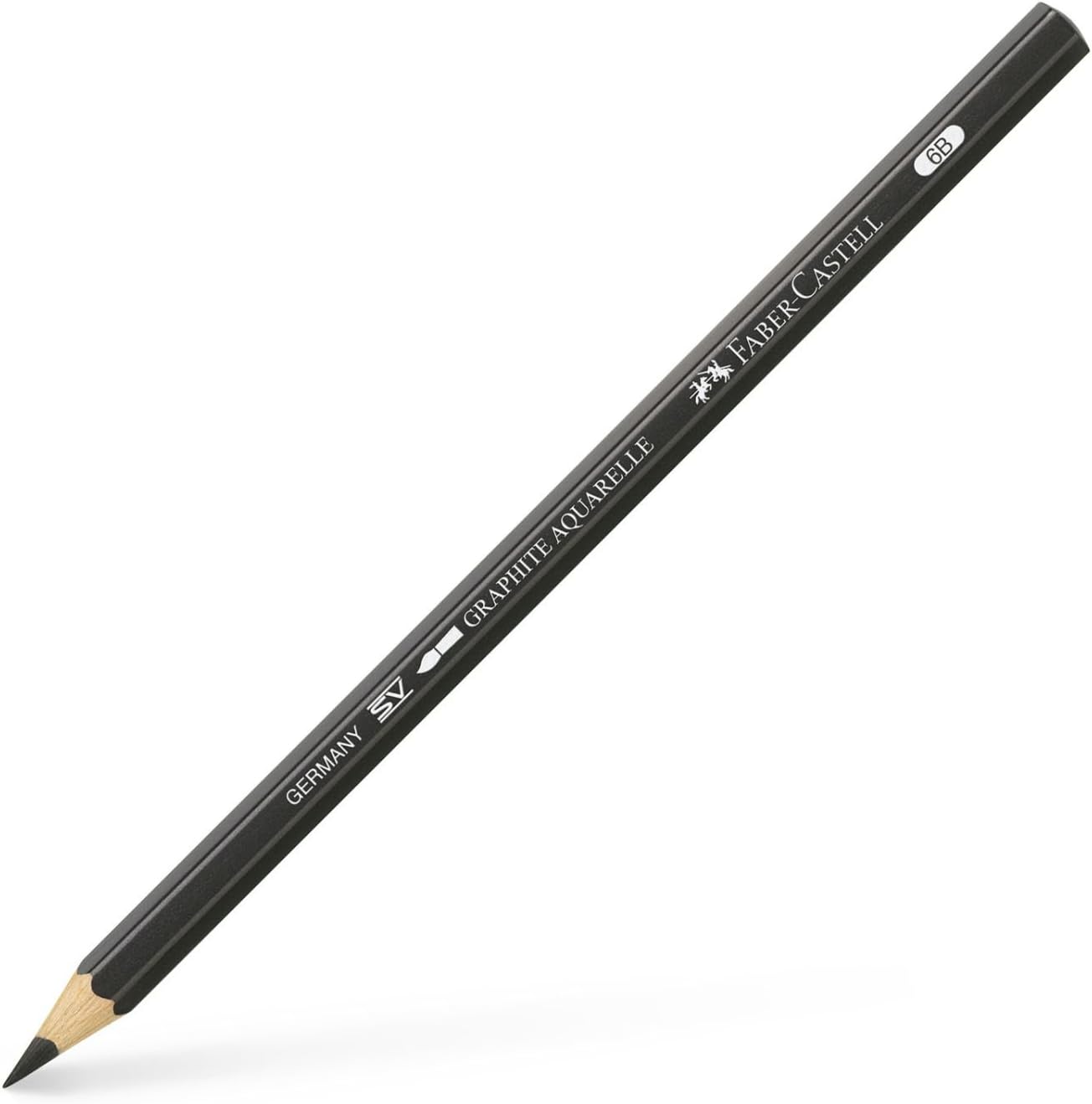 Graphite Aquarelle Water-Soluble 6B Pencil