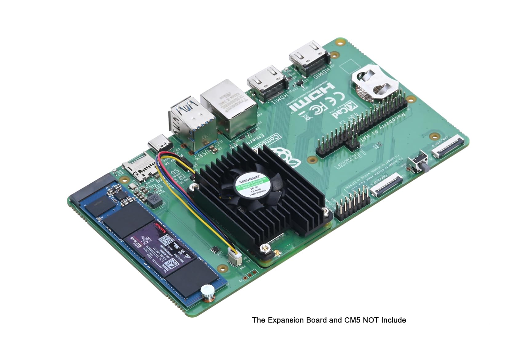 Amazon.com: All-in-One 3007 Cooling Fan for Raspberry Pi Compute