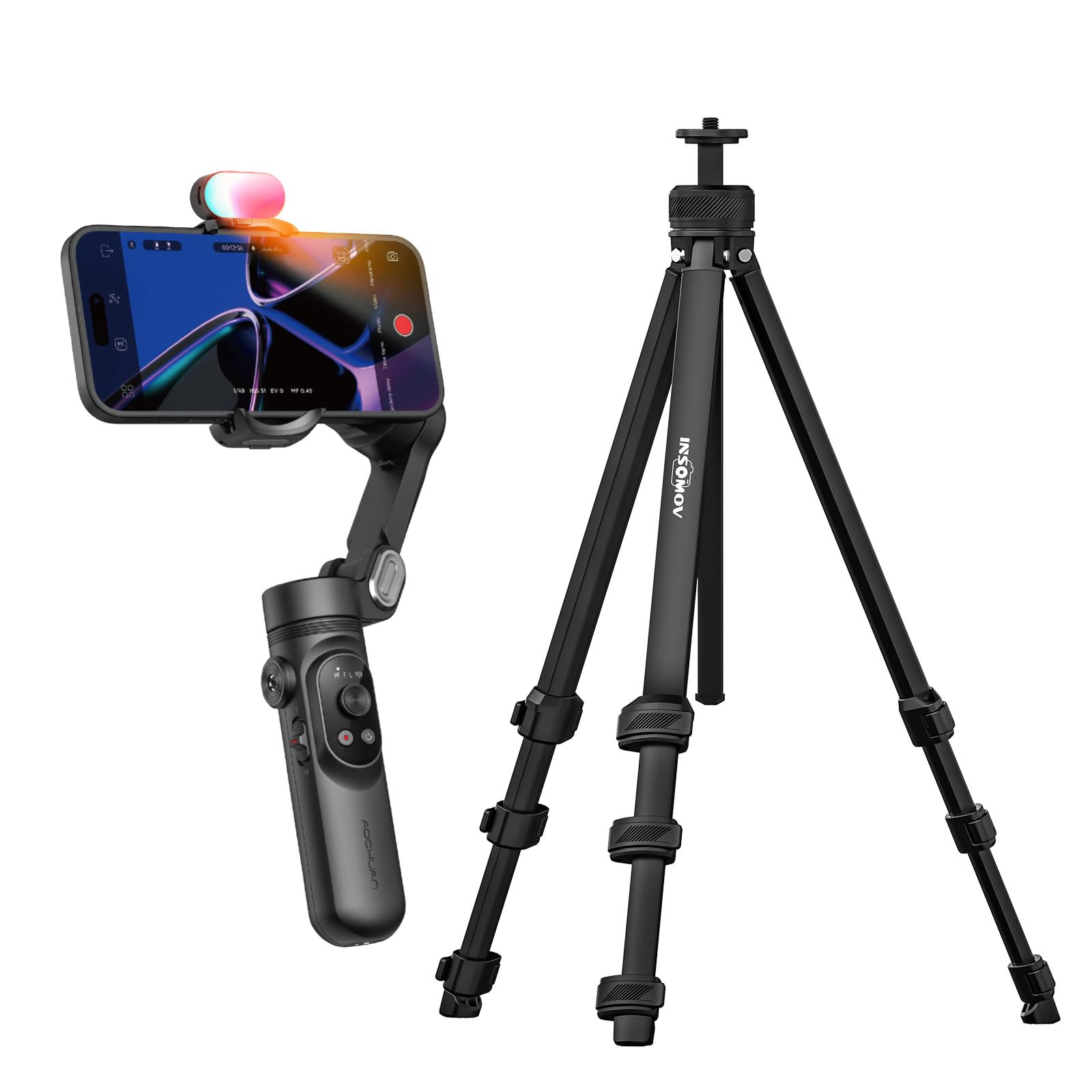 Amazon.com: AOCHUAN Smart X Kit & INSOMOV Camera Tripod 55
