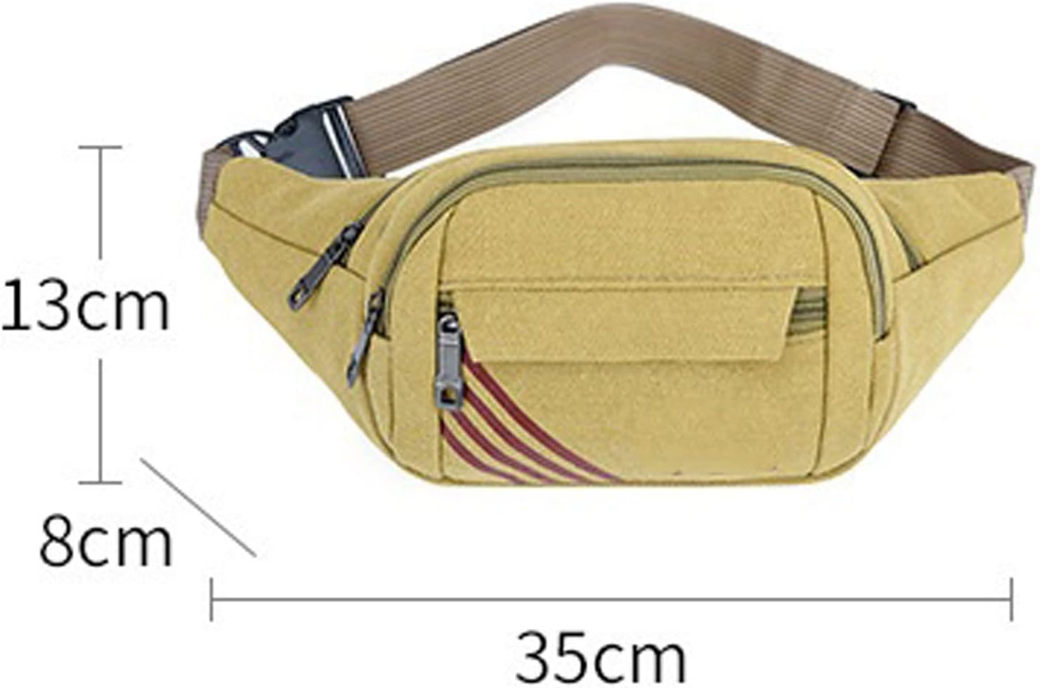 HENSHU(ヘンシュです) ウエストバッグ 男性ウエストバッグシンプルなレジャーファッションオックスフォードウエストパックレディー