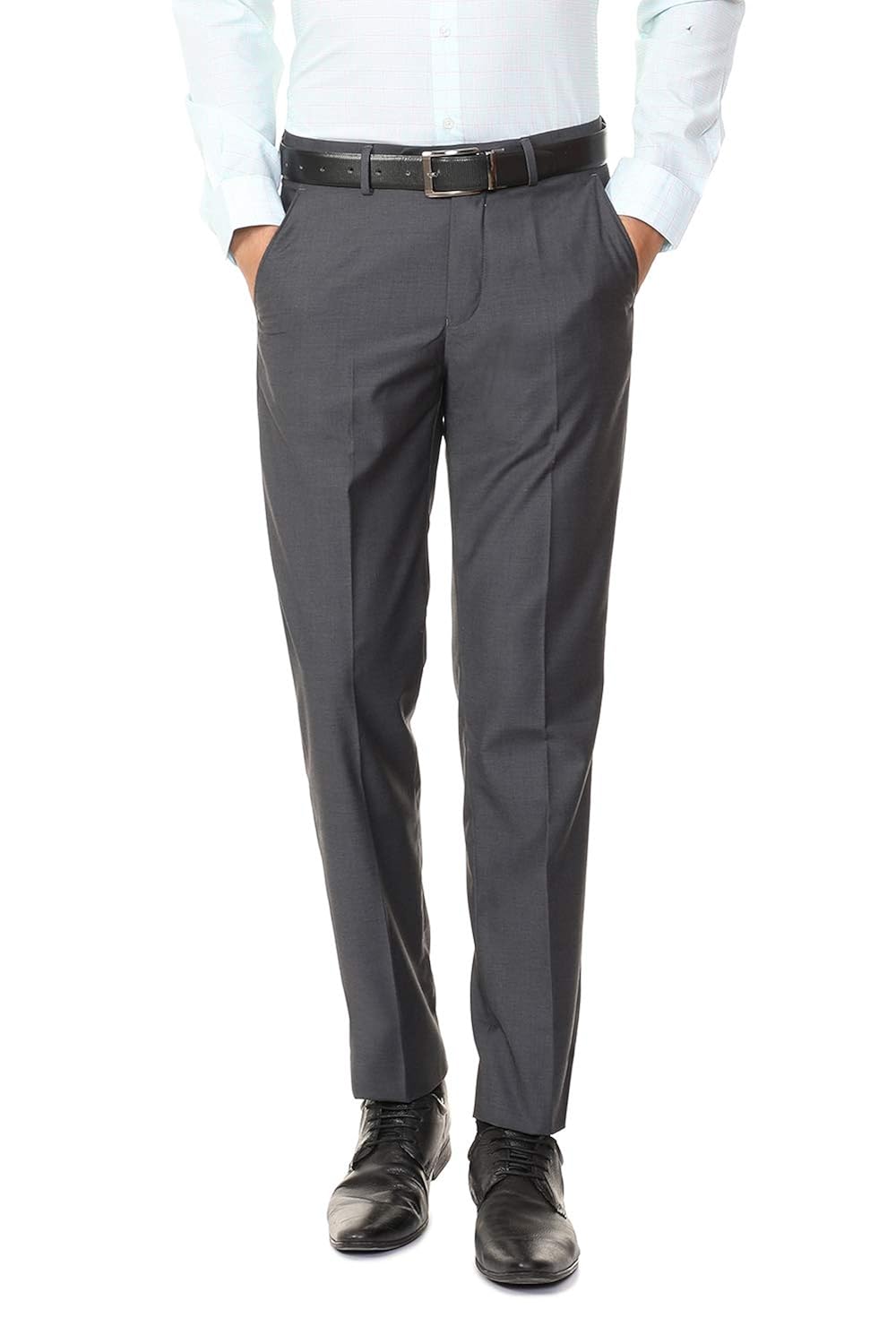 black suit trousers slim fit