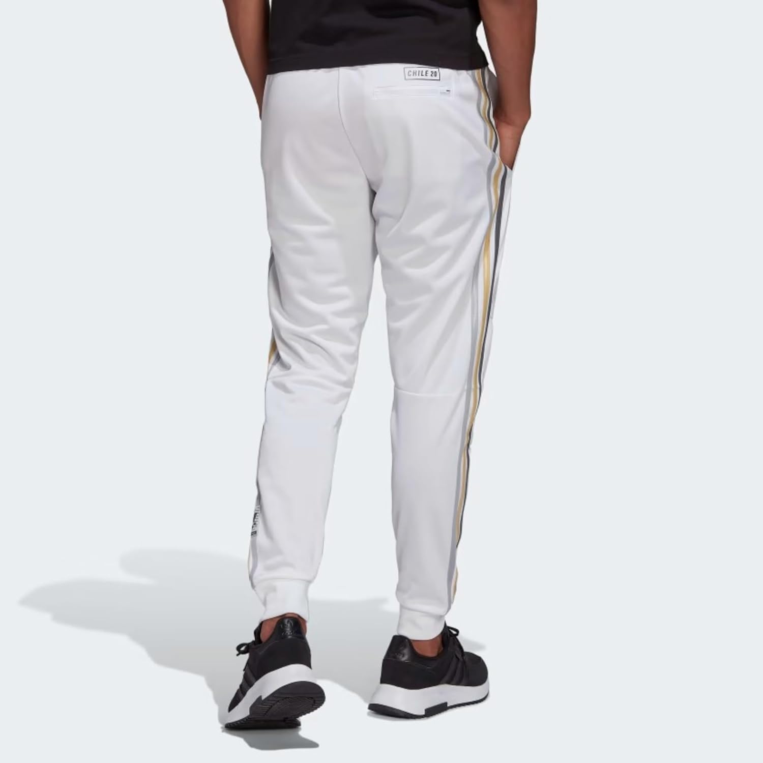 Adidas Chile 20 Men's Track Pants, White - Image 6