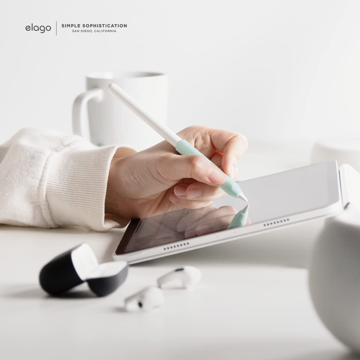 Amazon | elago Grip [2個パック] Apple Pencil Pro、Apple Pencil第1