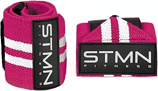 Stamina Fitness Elasticas Muñequeras, Unisex Adulto, Rosa, Talla Unica