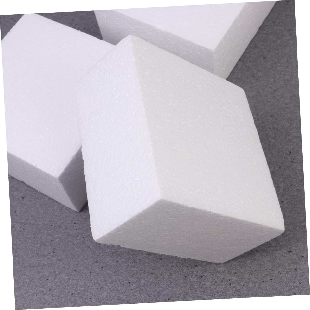 Bloc de Mousse Polyurethane Blanc 24 Pcs pour Pratique de Ambiance Noël