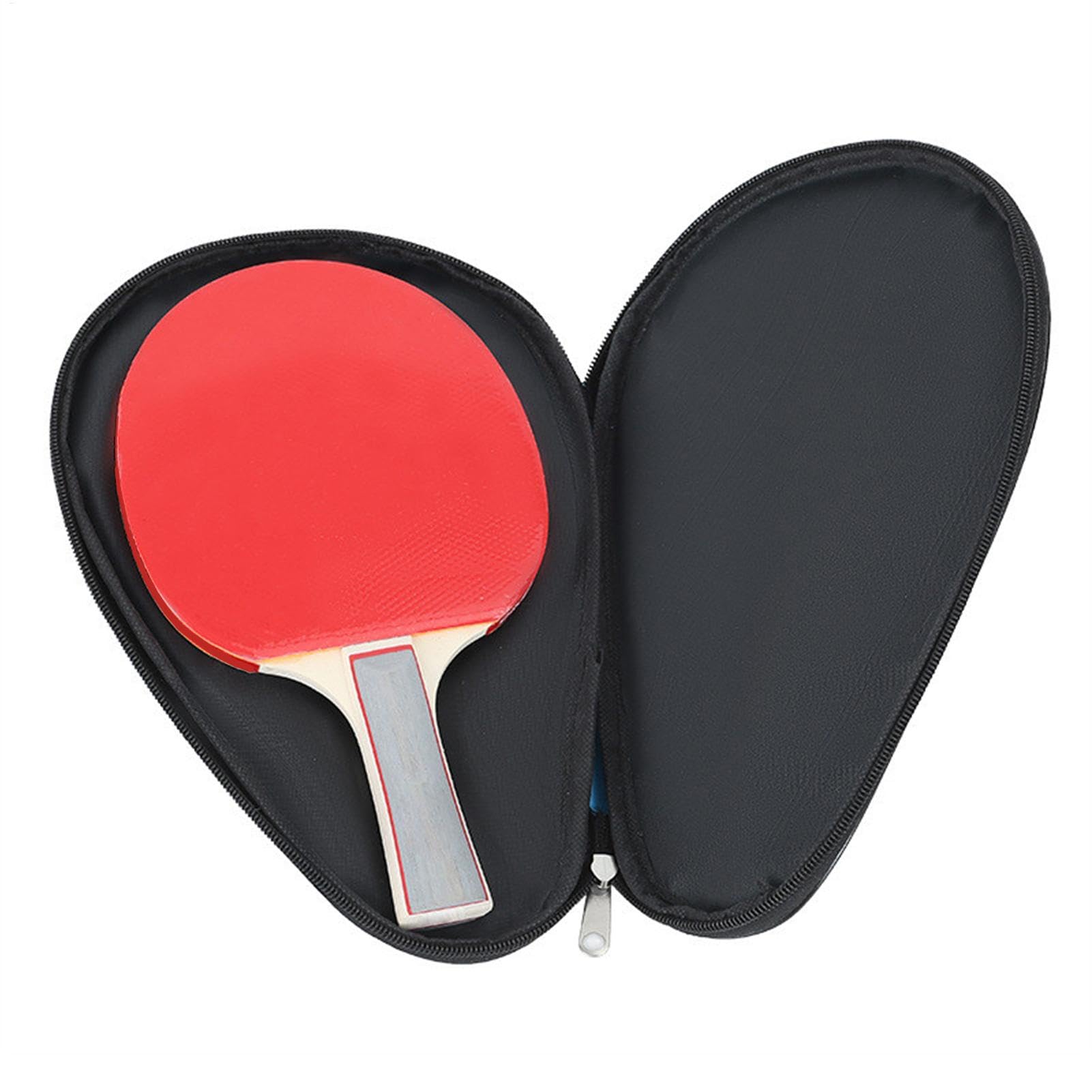 HunicandIU Table Tennis Paddle Case, Table Tennis Racket Cover - Racket Storage Bag Paddle Case - Portable Racket Case - Storage Organiser with Ball Bag, Protective Holder, Table Tennis Accessories