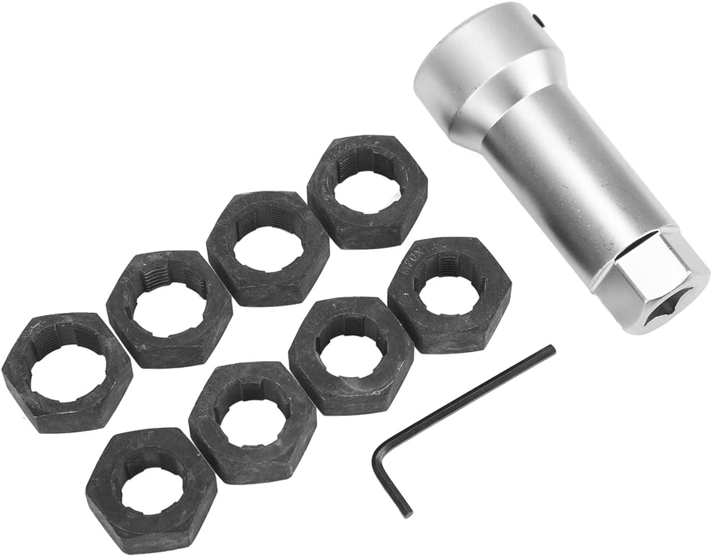 Axle Spindle Threading Set, M20 M22 M24 10 Pcs Thread