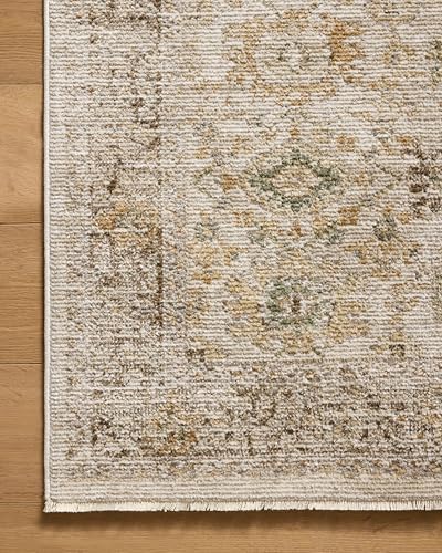 Loloi Magnolia Home by Joanna Gaines Pace Collection PAC-04 Natural/Multi 5'-3" x 7'-6" Area Rug