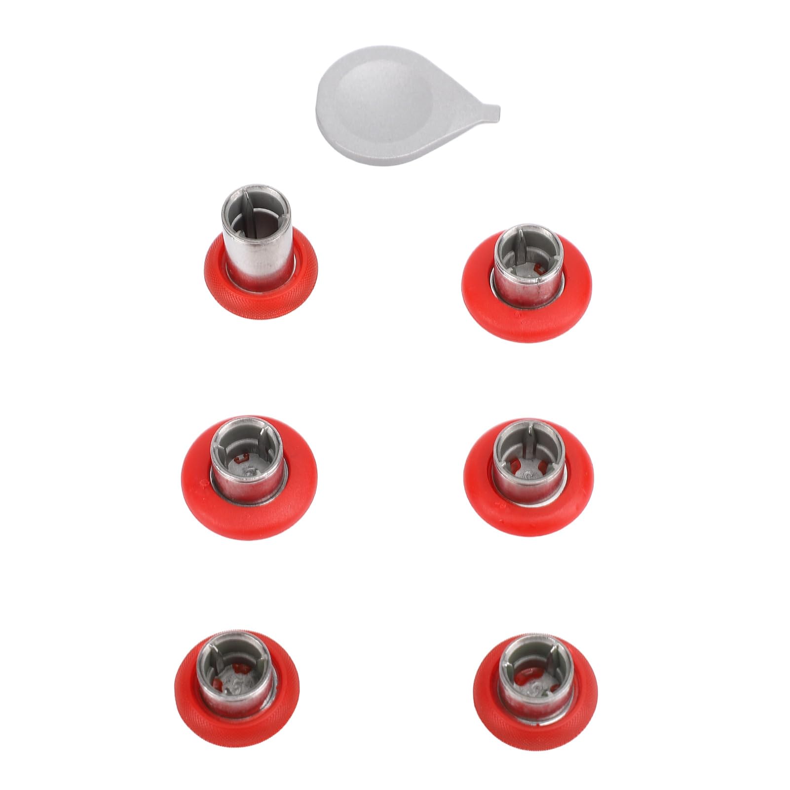 Thumbstick Intercambiable, Controlador de Juego de Goma y Acero Inoxidable con Empuñaduras Texturizadas para Controller Series 2, Series 2 Core Controllers (Modelo