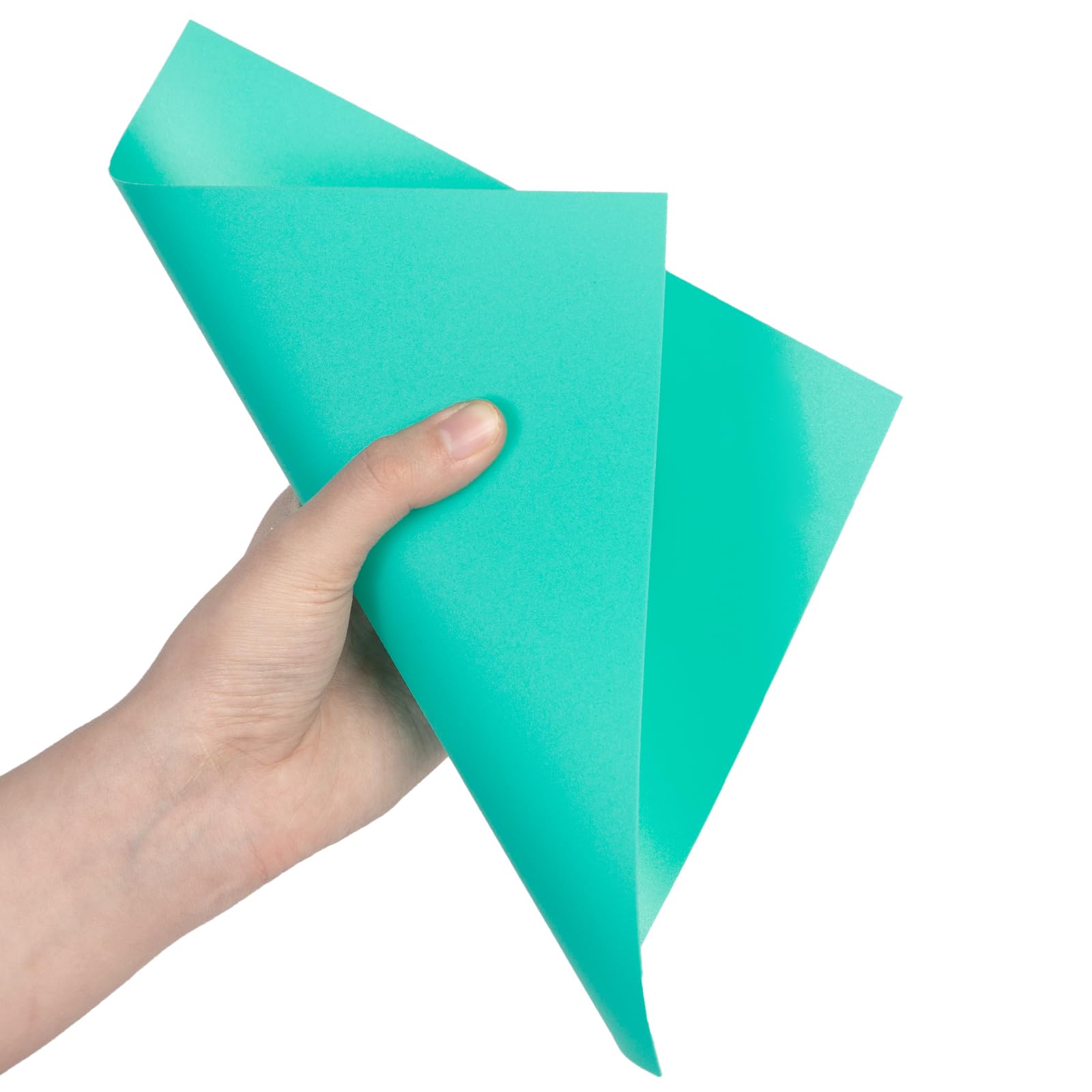 Green PVC Sheets - 10 Pack, 8x8" -4