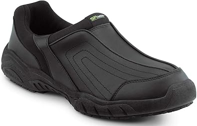 black soft work shoes