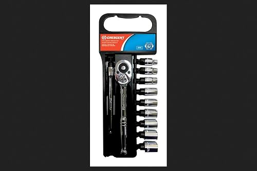 CRESCENT - 11 PC, 3/8" DRIVE SOCKET WRENCH SET, MM (CSWS11M)