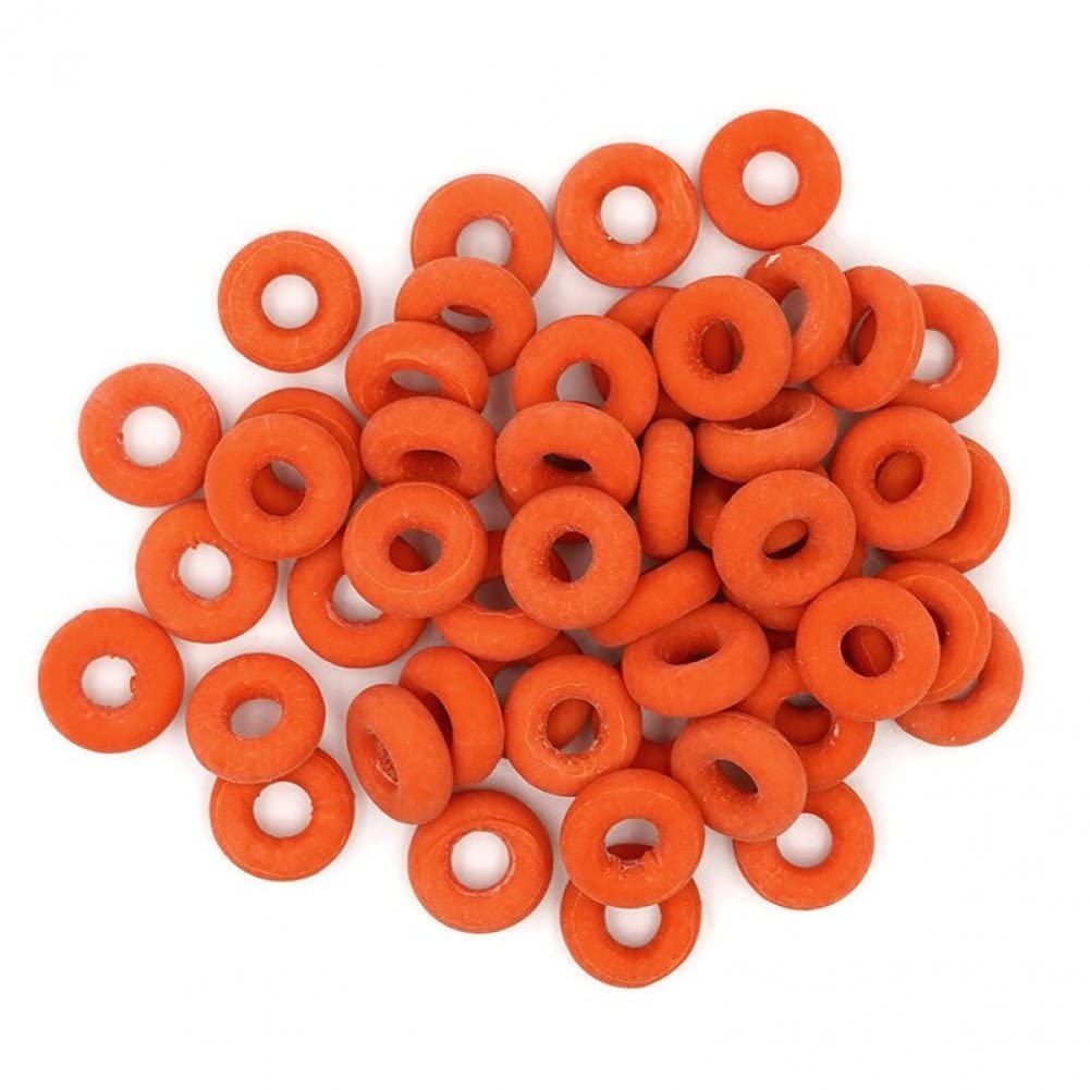 Pinza per castrazione Anello 100 pezzi Anello di gomma per coda di taglio cerchio elastico per castrazione per ovini bovini da fattoria