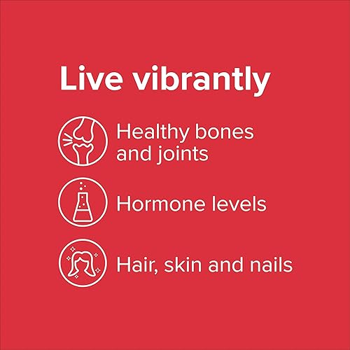 Miniatura 5 de Vibrant Health, Boro súper natural, apoyo vegetariano para la salud de las articulaciones y los huesos, 60 cápsulas