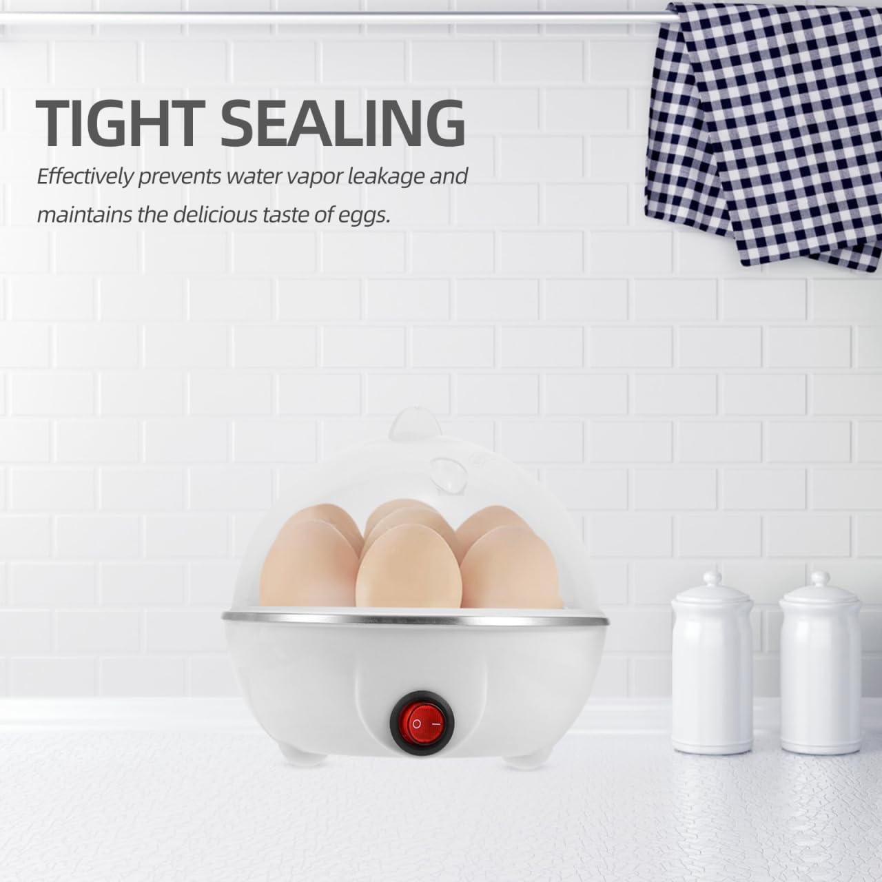 SHOWERORO Egg Cooker Lid Replacement Clear Heat-Resistant Plastic Steamer Cover 6.02In Fits Various Pots Easy to Clean Tight Seal Prevents Steam Leakage Preserves Egg Flavor