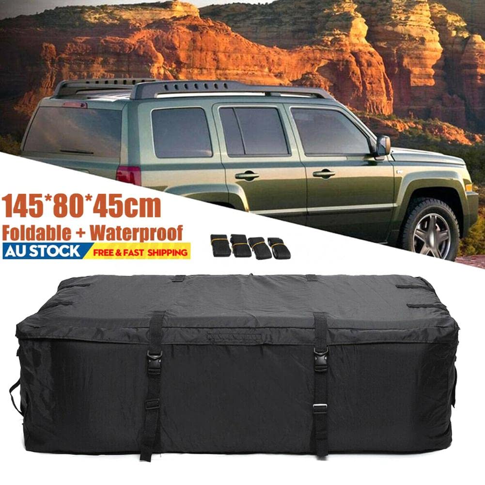 Box Auto 145x80x45cm grande sacco impermeabile cargo roof sacchetto del bagaglio tetto SUV. Van for auto