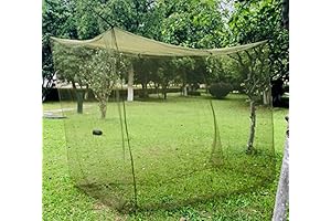 Portable Military Green Tactical Mosquito Netting for Camping