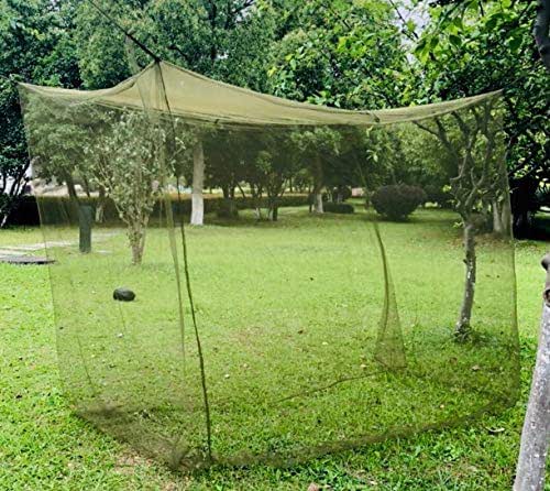Mosquito Net- Military Green Portable Tactical Mosquito Netting for Camping
