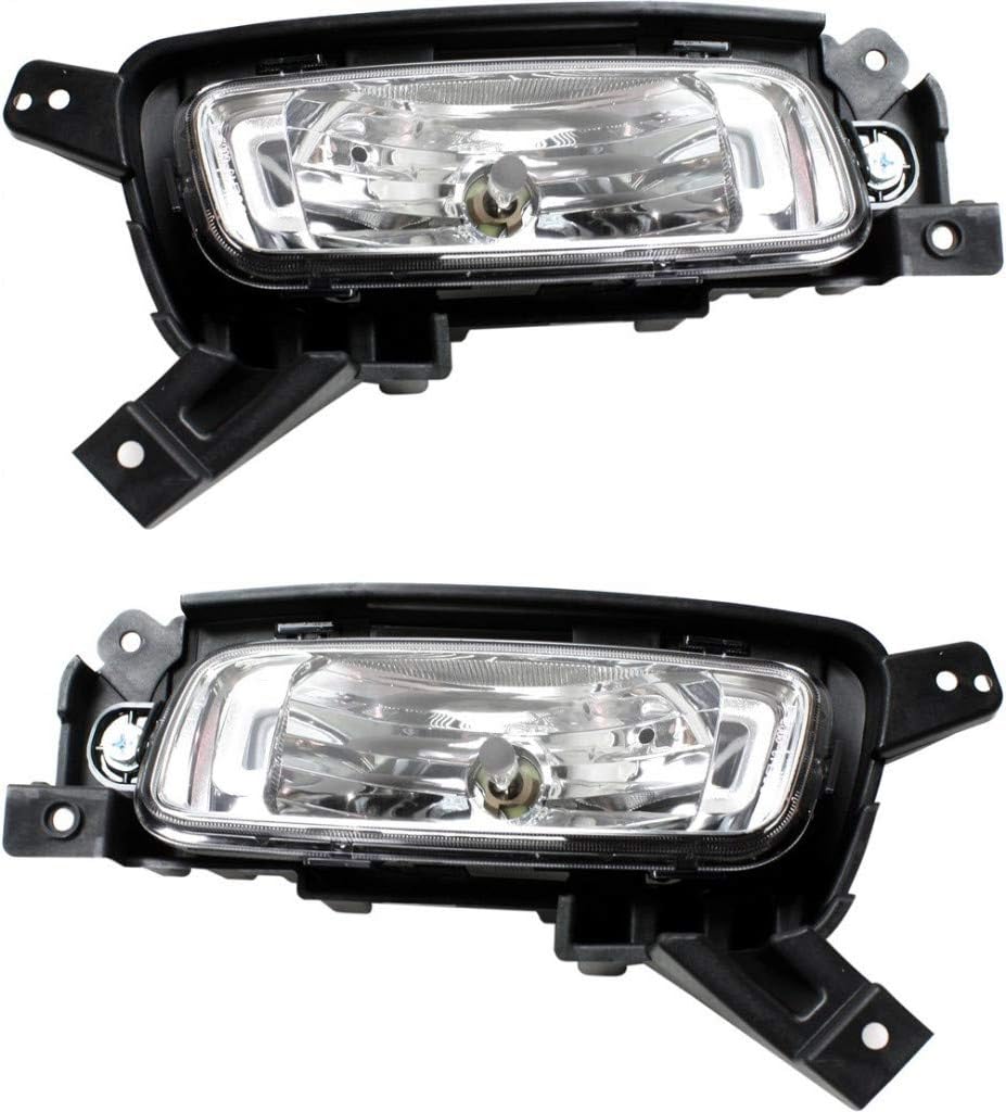 CarLights360 For Kia Sorento Fog Light 2014 2015 Passenger Side | w/Bulbs | DOT Certified | KI2593128 | 92202-1U500