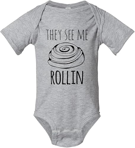 Vista 11 de Cute Onesie, Sweet Baby Bodysuit, Graphic Onesie, Shirts with Sayings, Heather Gray, Chill, or Lavender