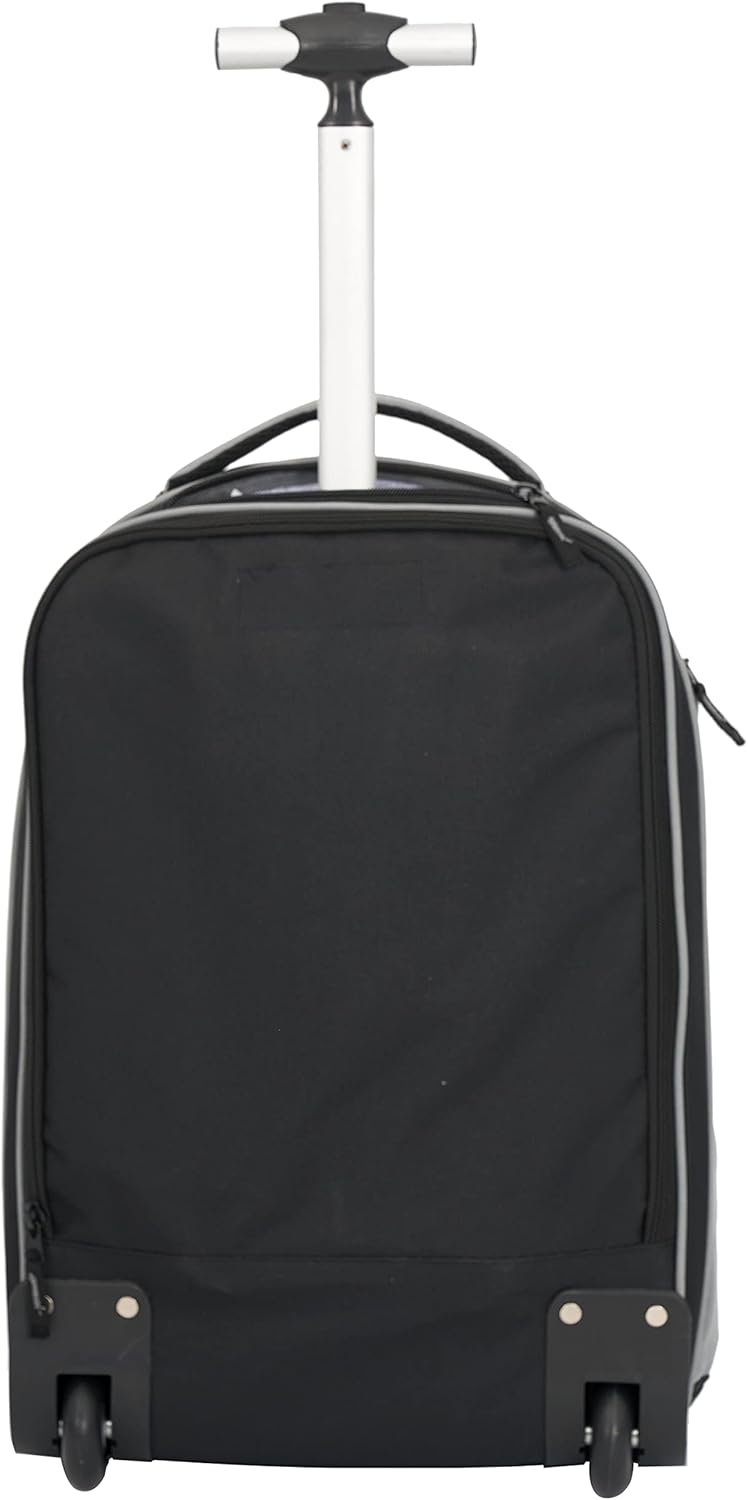 Wrangler Travel Duffel or Backpack Dobson Set, Charcoal, 19" Rolling Backpack