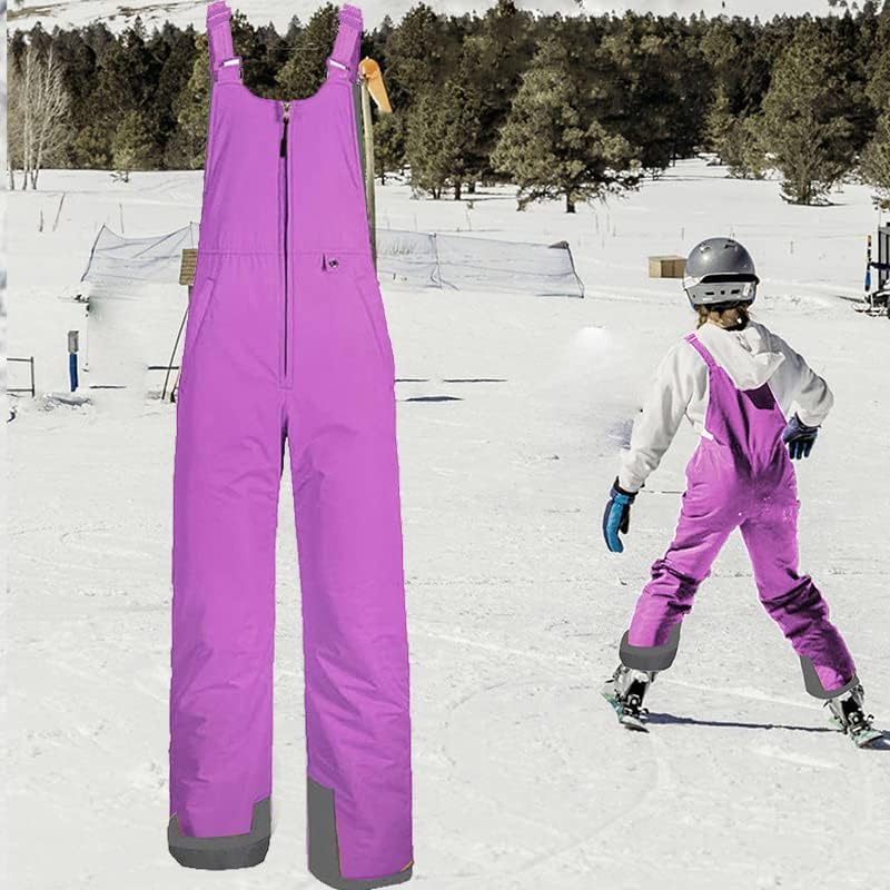 Miniatura 5 de Tearom Babero de nieve para niños, babero de esquí con aislamiento para la nieve