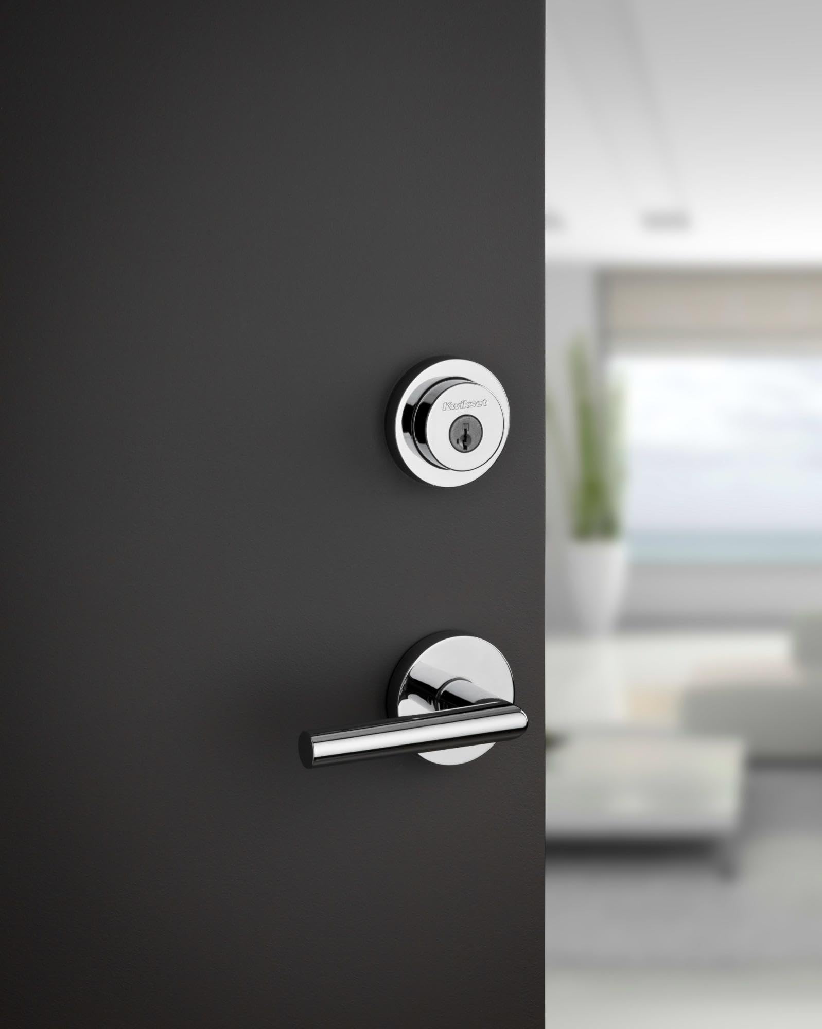 Kwikset 159RDT-S.STRKP Milan Double Cylinder Keyed Entry Deadbolt