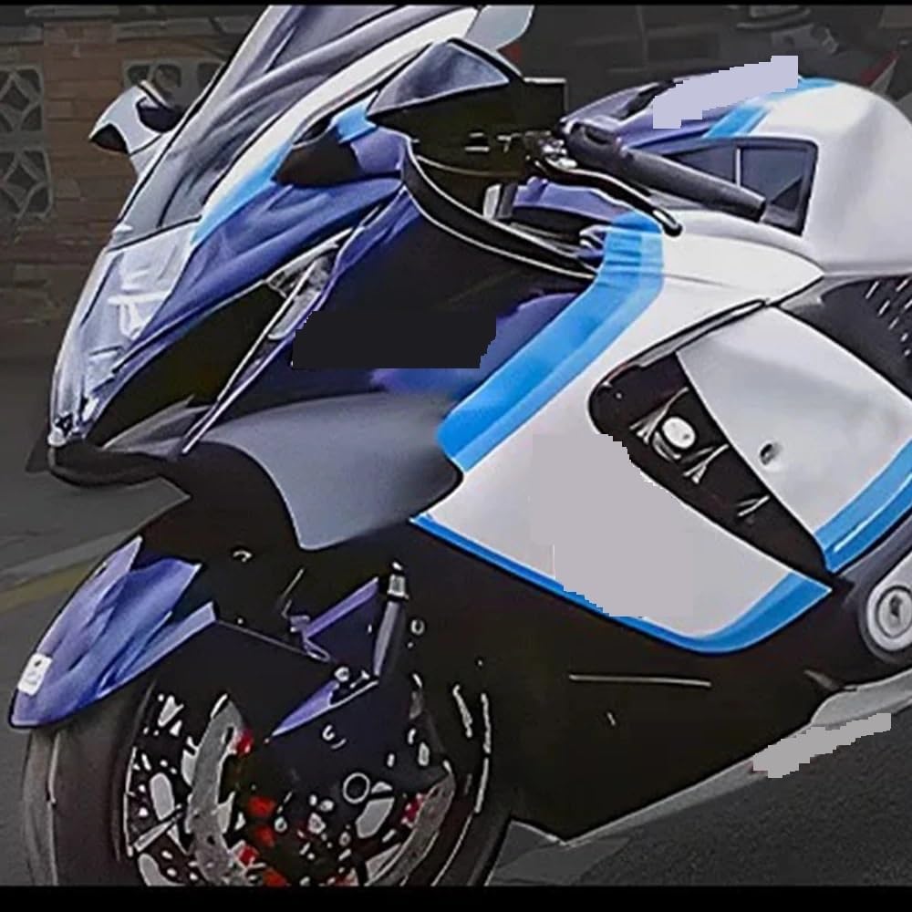 Wingletów Motocyklowych Pasuje do GSXR 1300 GSX-R1300 GSX-R1300R GSX1300R 2021-2024 boczne skrzydło przedniej szyby aerodynamiczne lotki naprawiono Przednie Aerodynamiczne Winglety
