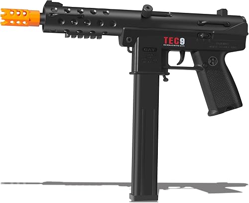 EMERBU EMERBU - Pistola de bolas de gel de grado profesional TEC9 actualizado por EMERBU - Cuerpo de nailon - Batería recargable modular de 7.4 V -