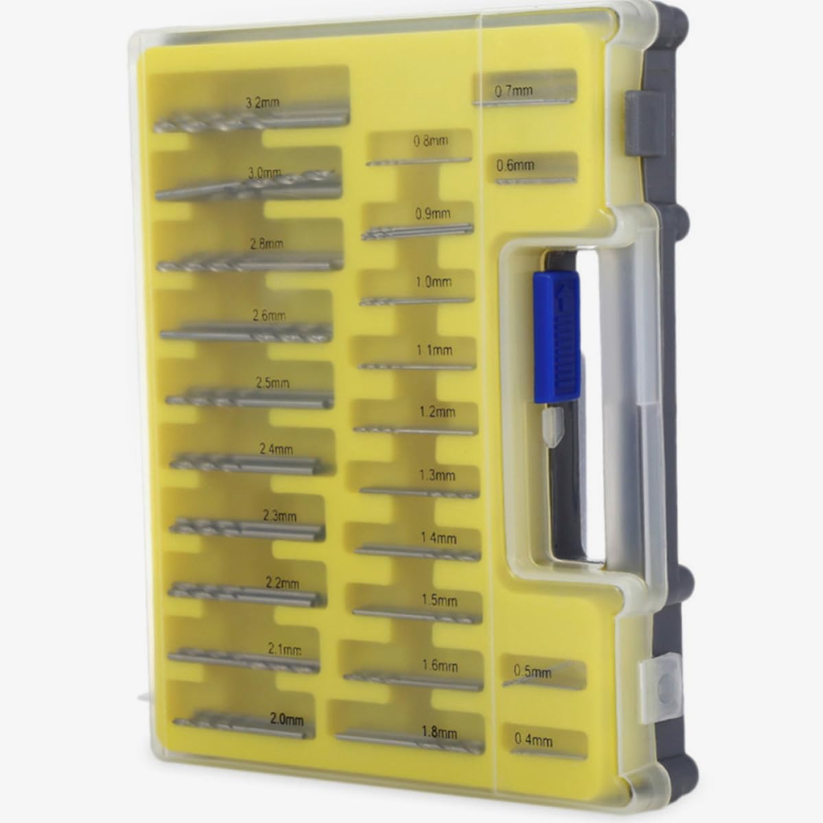 150pcs Mini Drill Bit Kit 0.4-3.2mm Hss for Jewelry and Crafts