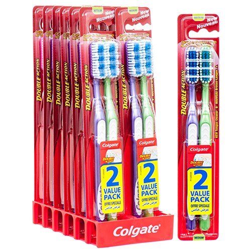 Colgate Spazzolino da denti a doppia azione 2 ct confezione media (6)