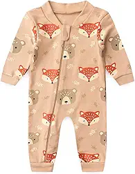 Macacão Bebê sem Pé com Zíper Suedine Estampado (RN/P/M/G/1)