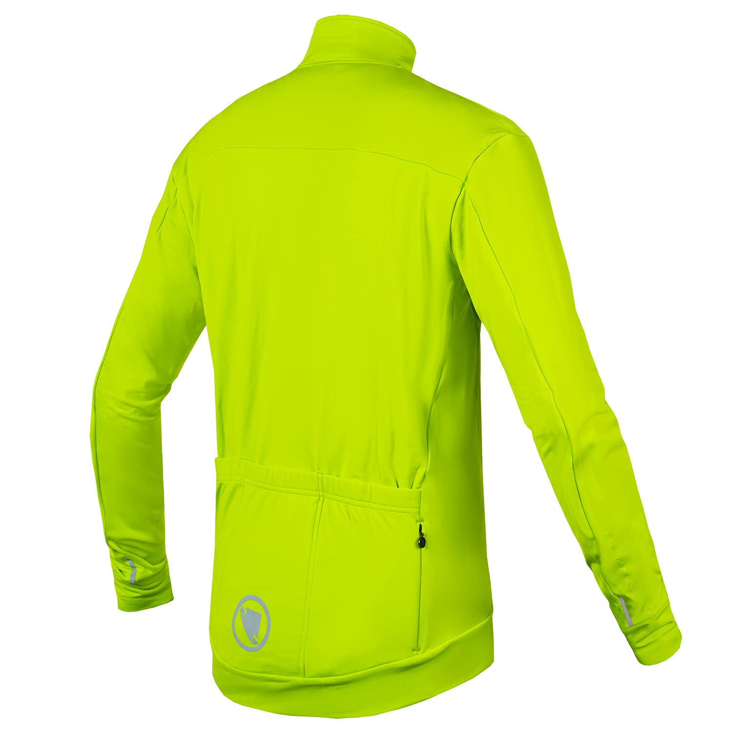 Endura Mens Xtract Road Cycling Jersey Roubaix Long Sleeve Hi-Viz Yellow, Medium