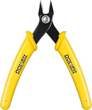 DOWELL Flush Cutters, Micro Wire Cutters, 1-Pack