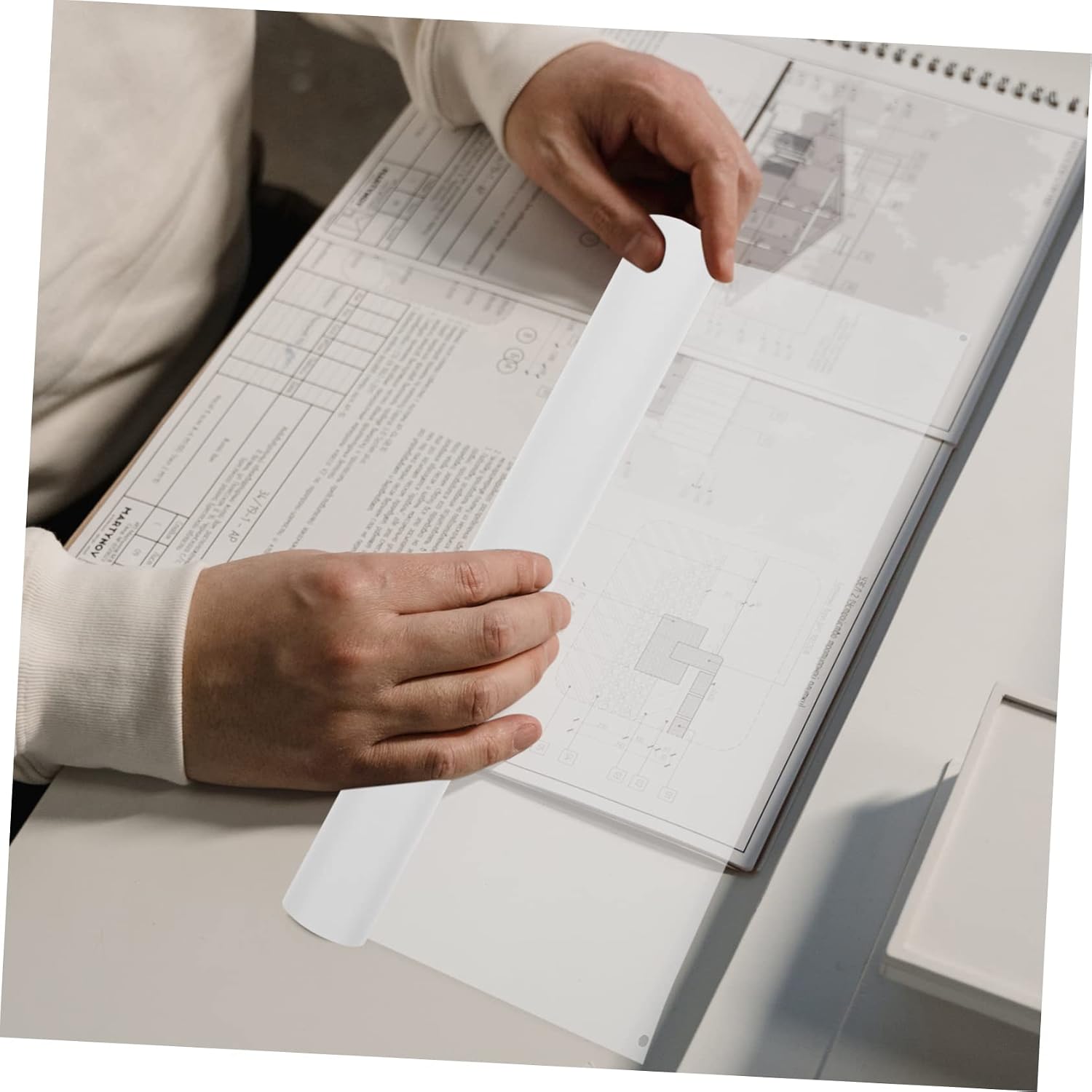 Uonlytech Artists Tracing Paper Drawing Sulfate Paper Tracing Painting Professional Drawing