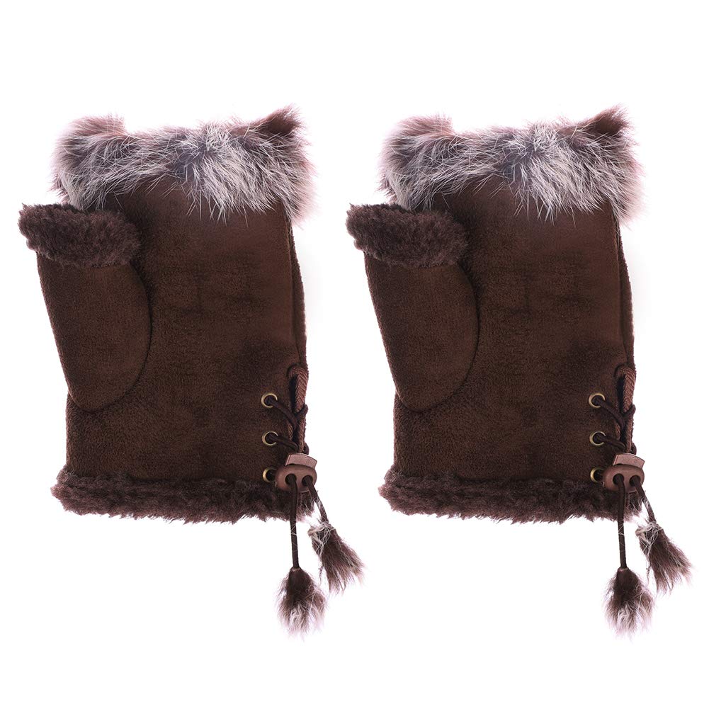 Gants D'hiver En Tricot Pour Femmes - Chauffants, écran Tactile, Poignets élastiques | Pour Ski, Vélo, Randonnée, Cadeau De Noël