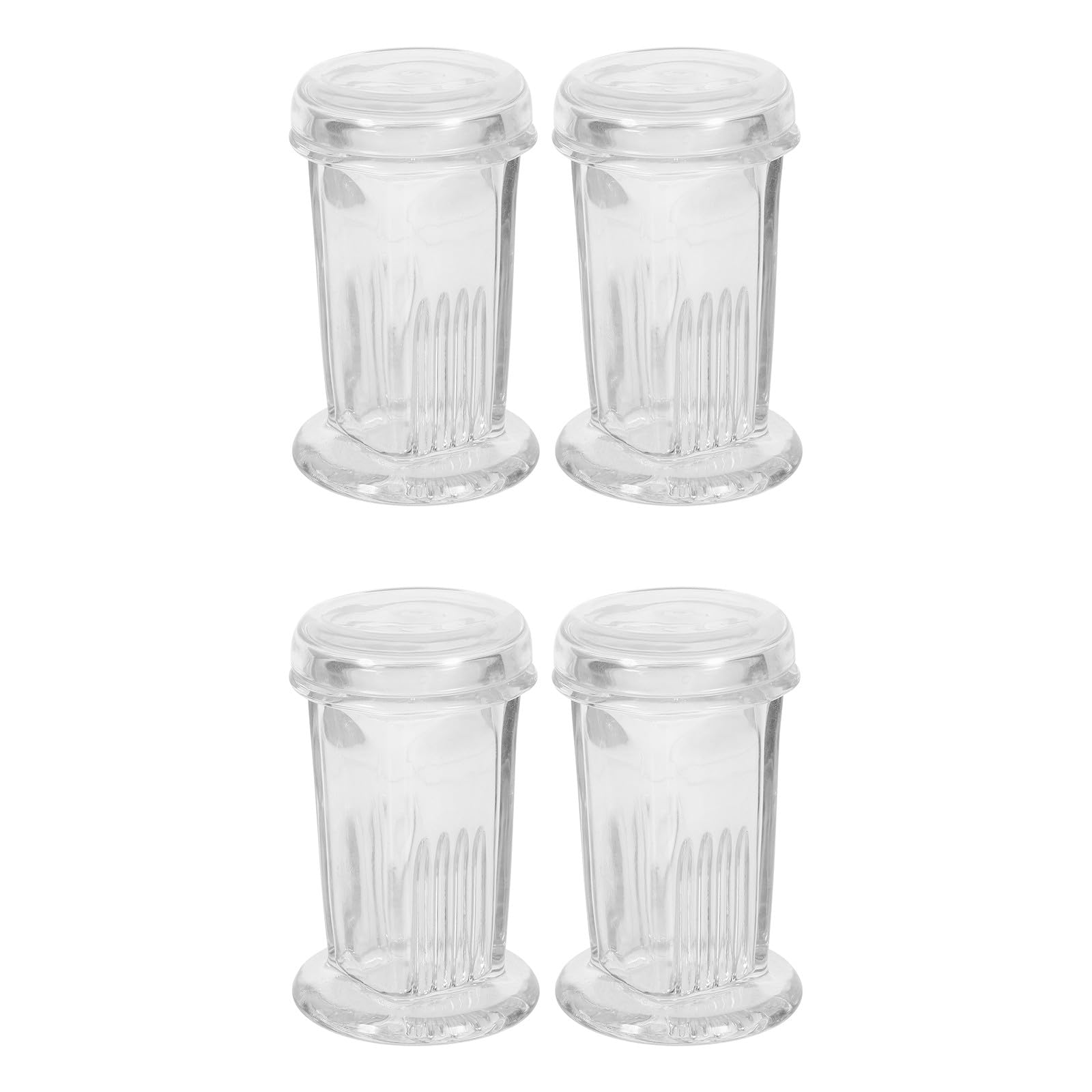 Holibanna 4 słoiki do barwienia, pojemność 5 szkiełek, mały, przezroczysty zbiornik do barwienia, 60 ml, szklany pojemnik z pokrywką do mikroskopu laboratoryjnego, materiały do ​​eksperymentów