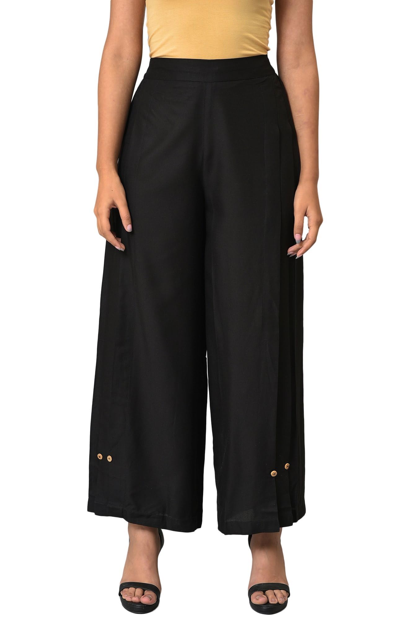 Women's High Rise Regular Fit Pants-image-40