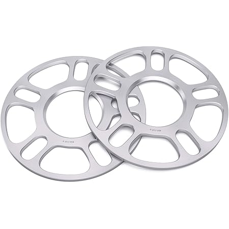 2pcs 5mm (3/16 inch) Hubcentric 5x4.5 and 5x4.75 Wheel Spacers (70.5mm bore) Compatible with Ford Cadillac Lincoln Mazda Chevy GMC Pontiac (5x114.3 and 5x120.7)