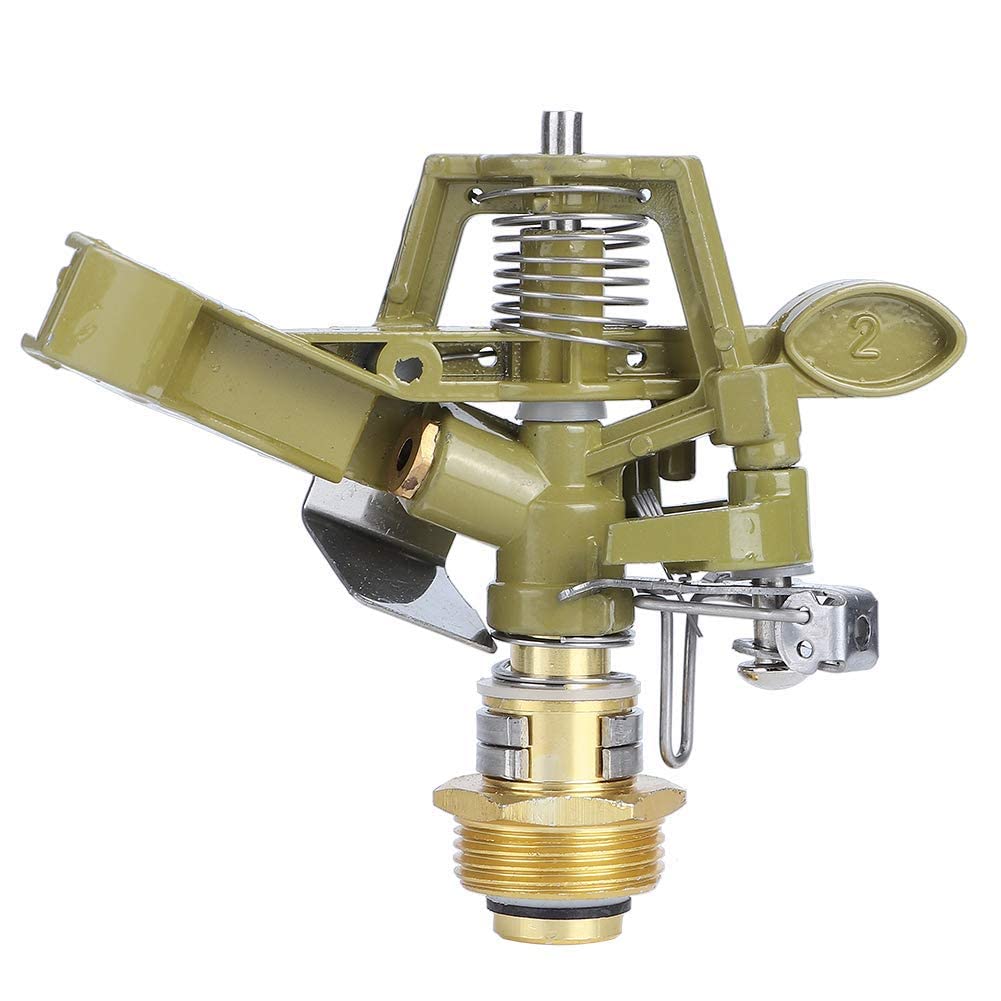 Irrigatore Rotante Automatico 360° Per Giardino Jeffergarden - 3 Bracci Con Ugelli In ABS - 2
