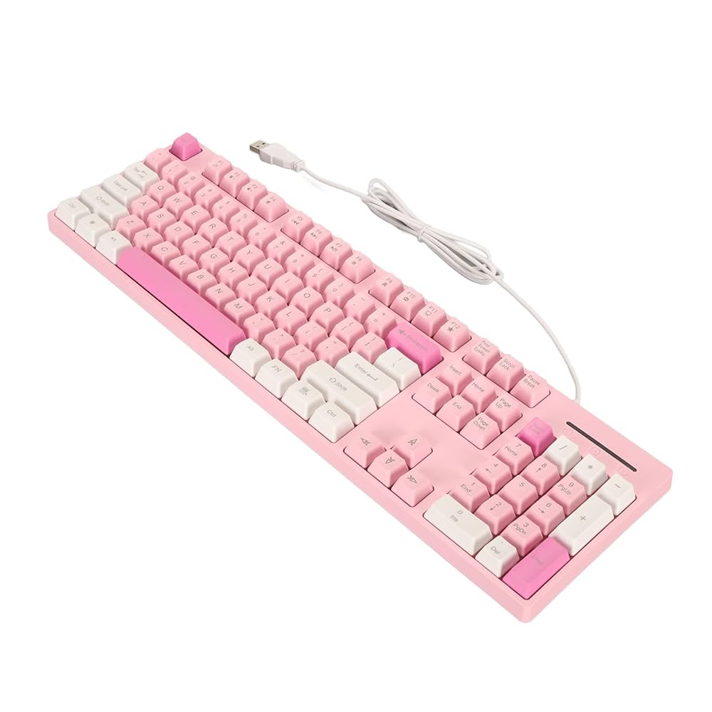 コンパクト有線キーボード ピンクホワイト Amazon | YUNZII CK75 無線 ホットスワップメカニカルキーボード